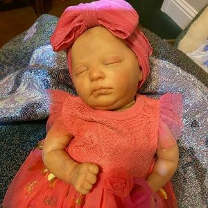 Ooak reborn baby art. Dress as boy or girl .